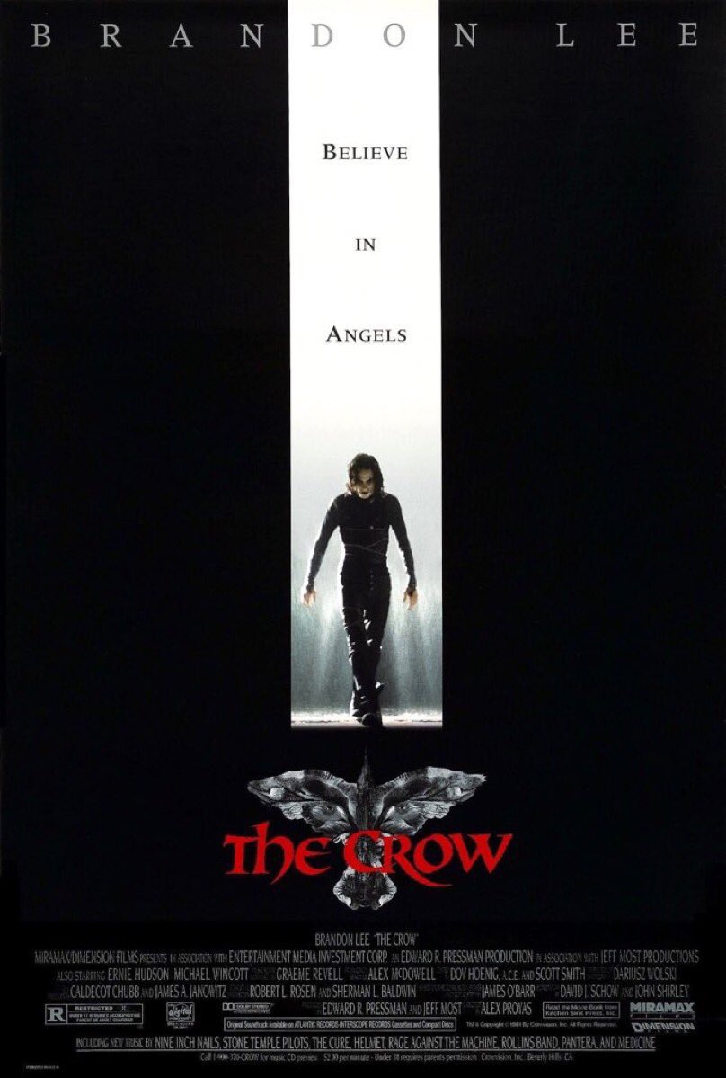 FilmNewsNos's tweet photo. 🎬MOVIE HISTORY: 29 years ago today, May 13, 1994, the movie 'The Crow' opened in theaters!
#BrandonLee #MichaelWincott #ErnieHudson #RochelleDavis #BaiLing #DavidPatrickKelly #AngelDavid #JonPolito @TonyTodd54 #SofiaShinas #MichaelMassee #LaurenceMason #AnnaLevine #BillRaymond https://t.co/Sp3mDbp4V4