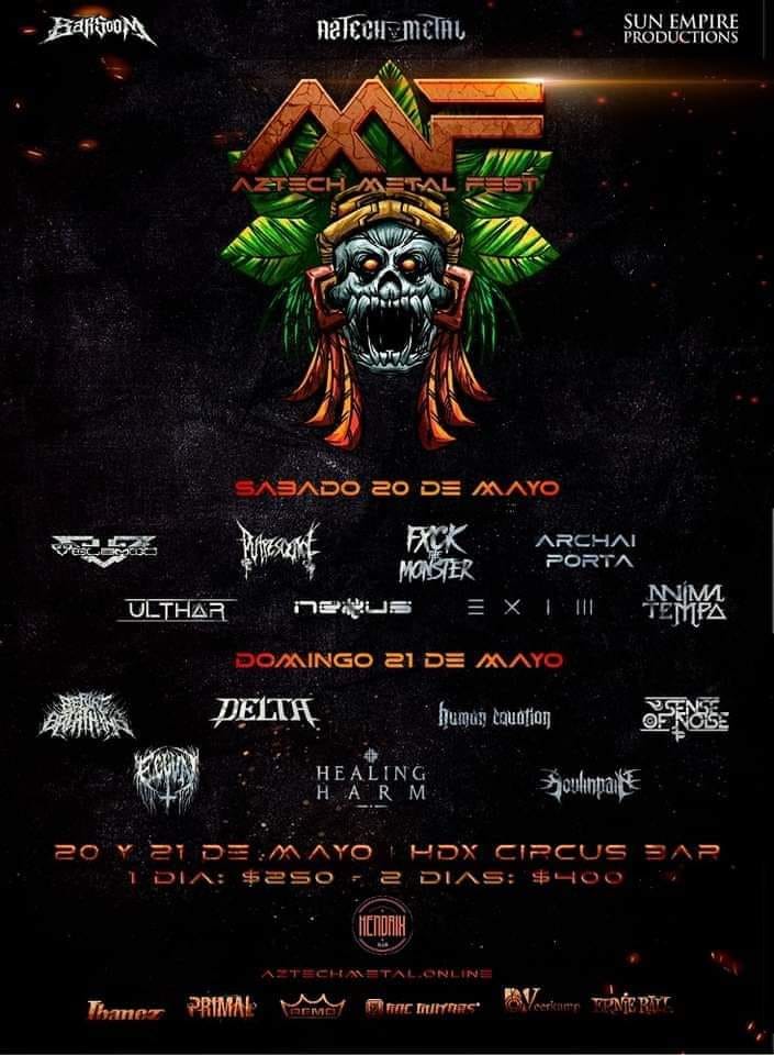MetalopolisMX's tweet photo. 🔥¡Estamos a una semana del #AzTechMetalFest!🔥

Uno de los festivales nacionales más esperados por su gran cartel de bandas mexicanas como @animatempo @SenseofNoise @VELOMIC_OFICIAL.

Consigue tus boletos aquí:
https://t.co/yKwBrdT2mn

@AztMexico @MarinaCastiGo https://t.co/hz87iPE0lo