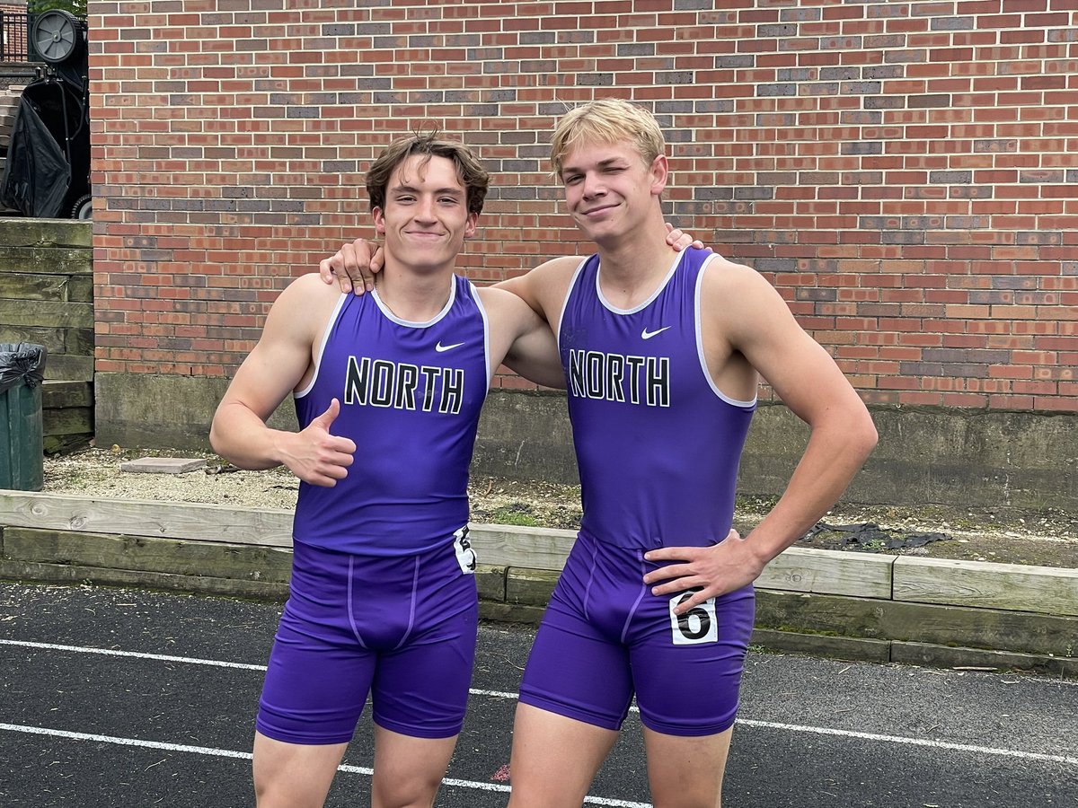 <a href="/jackson_irby6/">Jackson Irby</a> and <a href="/willguerin23/">Will Guerin</a> go 1,2 in the 400 today, crossing the line at almost exactly the same time (.04 difference) and both breaking the sub 50 barrier for the first time. Perfect way to close out their last conference meet together.