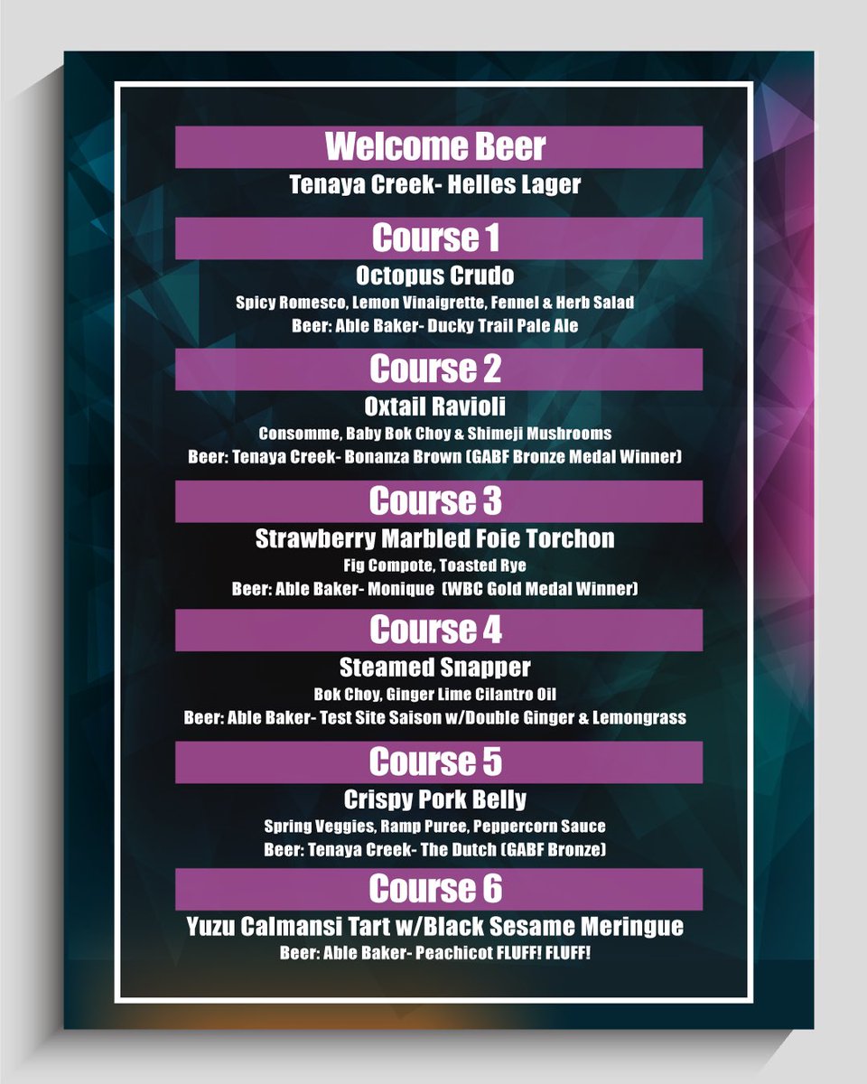 tenayacreek's tweet photo. Less than a week away from the amazing beer dinner with @595craftandkitchen - @ablebakerbrewing - @antidotelv - @tenayacreek
Get your tickets today from the link below:
https://t.co/ZteiJuW0q9
#vegasbeer #craftbeer #tenayacreekbrewery #lasvegas #beerdinner https://t.co/g4susdBAPx