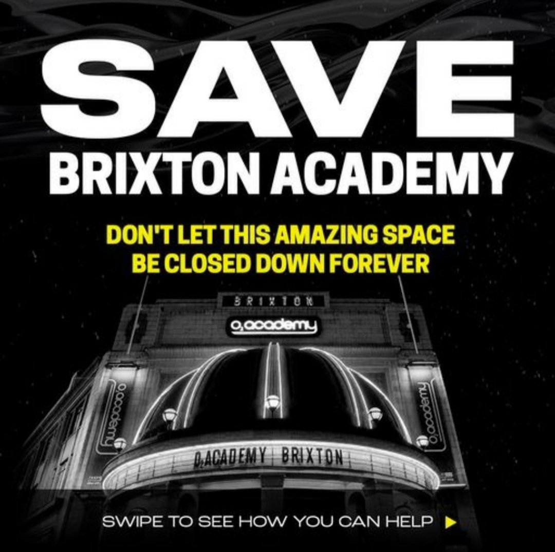 When time's our tough our industry always comes together.
Save the iconic Brixton Academy from possible closure

Get behind our friend's at the @wearethentia, and sign the petition before Midnight Monday

@OfficialEUA
#SaveBrixtonAcademy 
#Eurovision2023
ntia.co.uk/save-brixton-a…