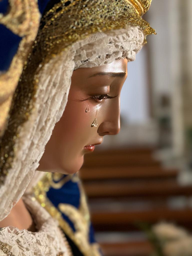 EccehomoHdad's tweet photo. En la tarde de hoy se ha llevado a cabo la oración de los niños junto a la ofrenda floral a nuestra titular María Santísima de la Amargura posteriormente se celebró la Eucaristía en su honor. https://t.co/pLcEuCTmw5