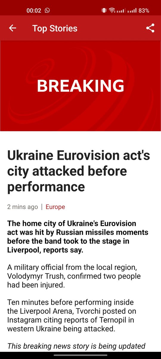 This is the act of a tyrant screaming for attention like a spoiled toddler when the spotlight is suddenly not on him. Disgustingly petty, screaming of desperation #justiceforukraine #Eurovision2023