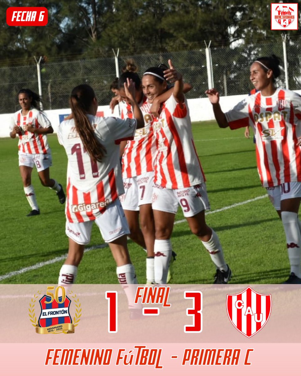 entretatengues's tweet image. #FútbolFemenino | #PrimeraC 🏆
🔚 ¡𝗙𝗶𝗻𝗮𝗹 𝗱𝗲𝗹 𝗽𝗮𝗿𝘁𝗶𝗱𝗼 𝘆 𝘁𝗿𝗶𝘂𝗻𝗳𝗼 𝗿𝗼𝗷𝗶𝗯𝗹𝗮𝗻𝗰𝗼! 🥳

⚽ Meli Reus (x2) y Agustina Marani
#ElFrontón 1 - 3 #Unión  

#VamosTate 🇦🇹
📸 Agustina Schiavi
