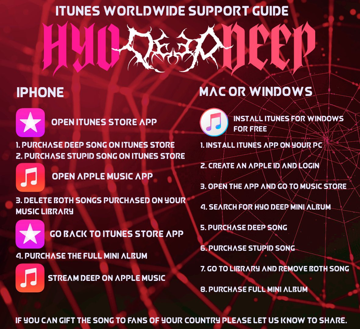 HYObsession922's tweet photo. [ITUNES]🚨Join us to takeover on iTunes charts with DEEP in celebration of it’s 1st anniversary! 🎉🥳🤩🕷
Let's buy digital copy to support HYO!
You can do it on Windows, Mac or iPhone.
 
🎧 2013.05.16 00:00 AM KST 

#HYO #효연 #HYOYEON
#DEEP #HYO_DEEP
#GirlsGeneration #소녀시대 https://t.co/8IL0wBvBjf
