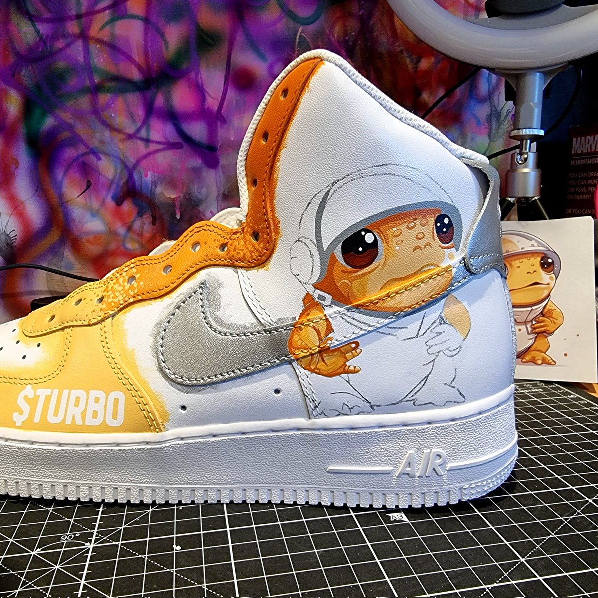 SekureD's tweet photo. GM
Woke up to a lot of questions about the $Turbo customs and people asking for updates! Our Toad is coming to life 🐸 https://t.co/QUzvpSAzXl