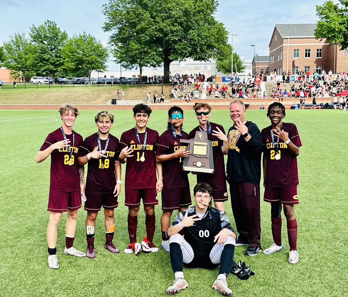 bridgestyler's tweet photo. This senior class is 53-3 over the past three seasons. What a feat! And a threepeat! 2-1 win for the @CPSRedTornadoes over Hilldale PS. #oklaed
#cpsreds #BuildingChampions 🌪️⚽️🏆 https://t.co/GzFL4KTqH8