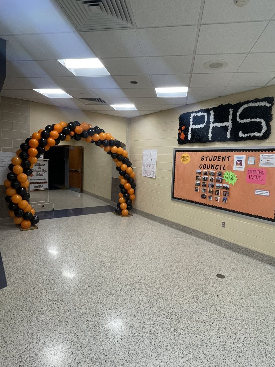 creationbyrosie's tweet photo. Balloon arches for the Cougar Foundation Family Dance tonight @CougarPAEF_PASD 🧡 🖤  #balloon #balloonarch #palmyraareahighschool #cougarfoundation #eventdecor #balloondecor https://t.co/vk8DNP8GMZ