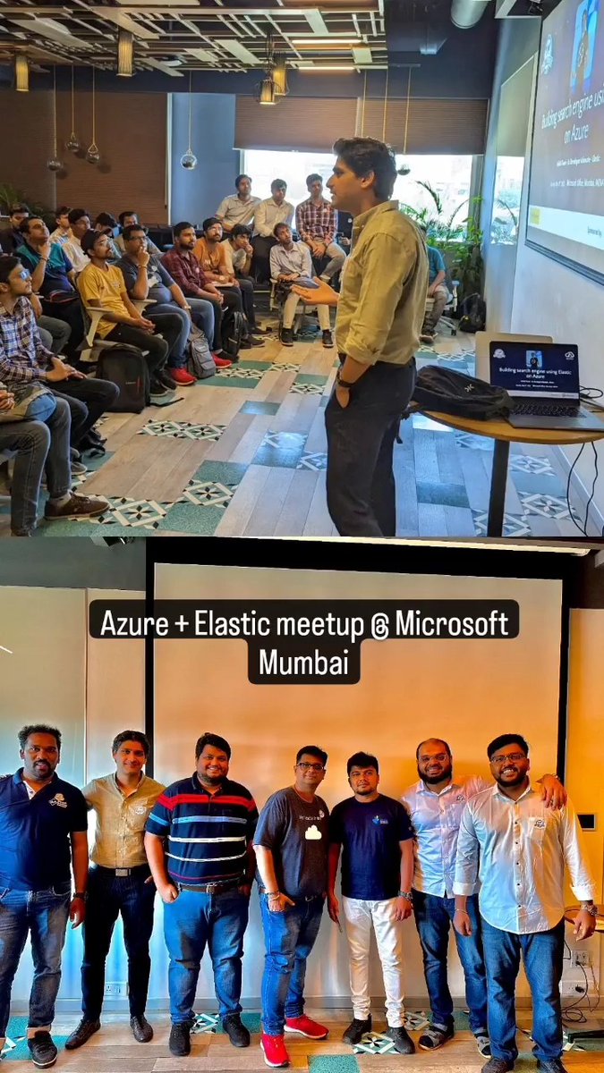 Weekend spent well with @dearazure_net + @elastic meetup.
It was great meeting with all the attendees and MVPs :)