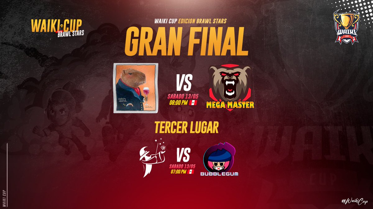 #BS | #Torneo

Hoy es la Gran Final del Torneo BS - SA 🏆 No te lo puedes perder 🎉

Que equipo crees que gane? 

Transmite:
🎙️ @carrascoosaa
📽️ twitch.tv/carrascosacl
⏰ 7:00 PM 🇵🇪
🎨 @Nero_Designs

Los esperamos a todos 🎊

#GoWaikiCup