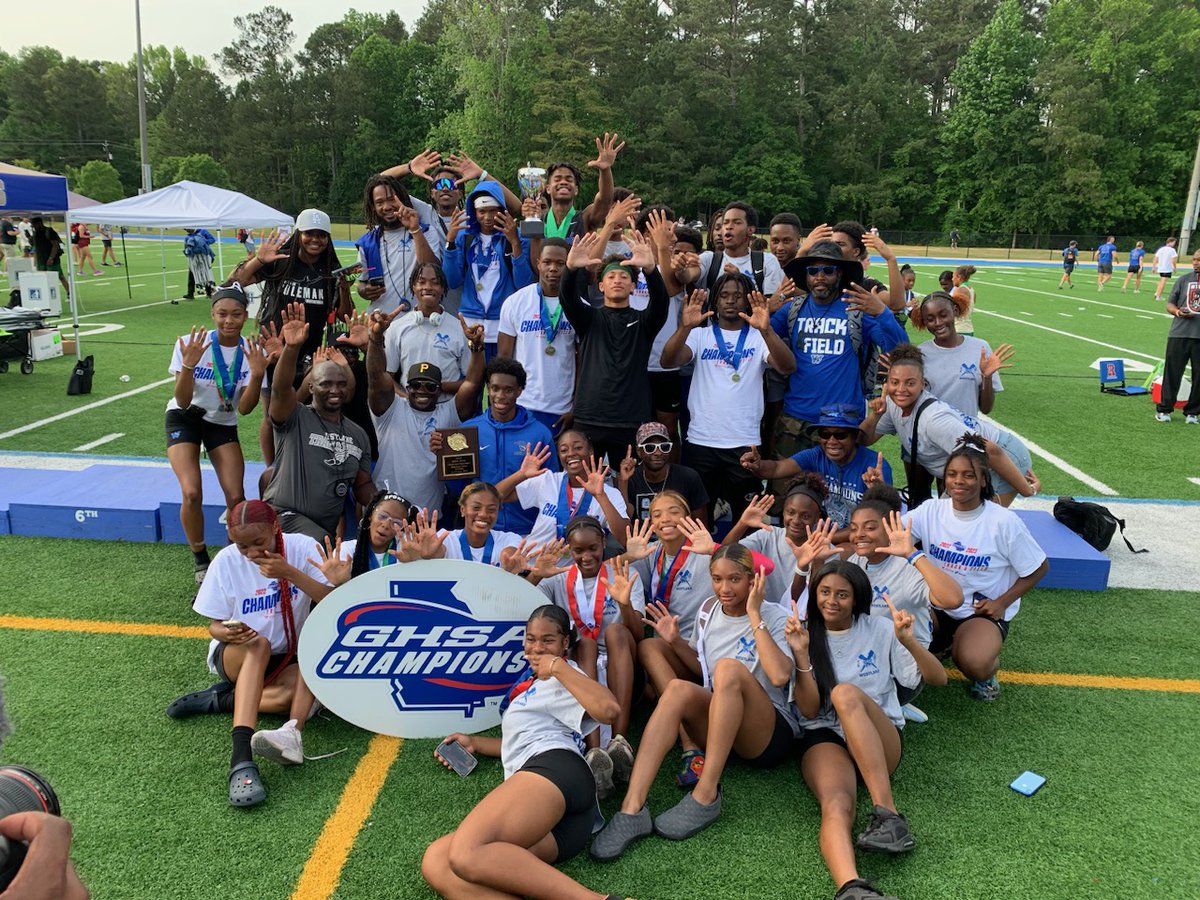 I am very proud of my coaches, boys, and girls track team they just won the @OfficialGHSA 7A State Championship!🏆🏆🏆🏆🏆🏆🏆🏆🏆🏆 #DYNASTY #10 #Perseverance @Coach4Strong @coach_cage @LGlenn_FCS_AD @JarvisAdamsEdu @Franchesca_Warr @RonMaxwellFCS1 @sofulliving