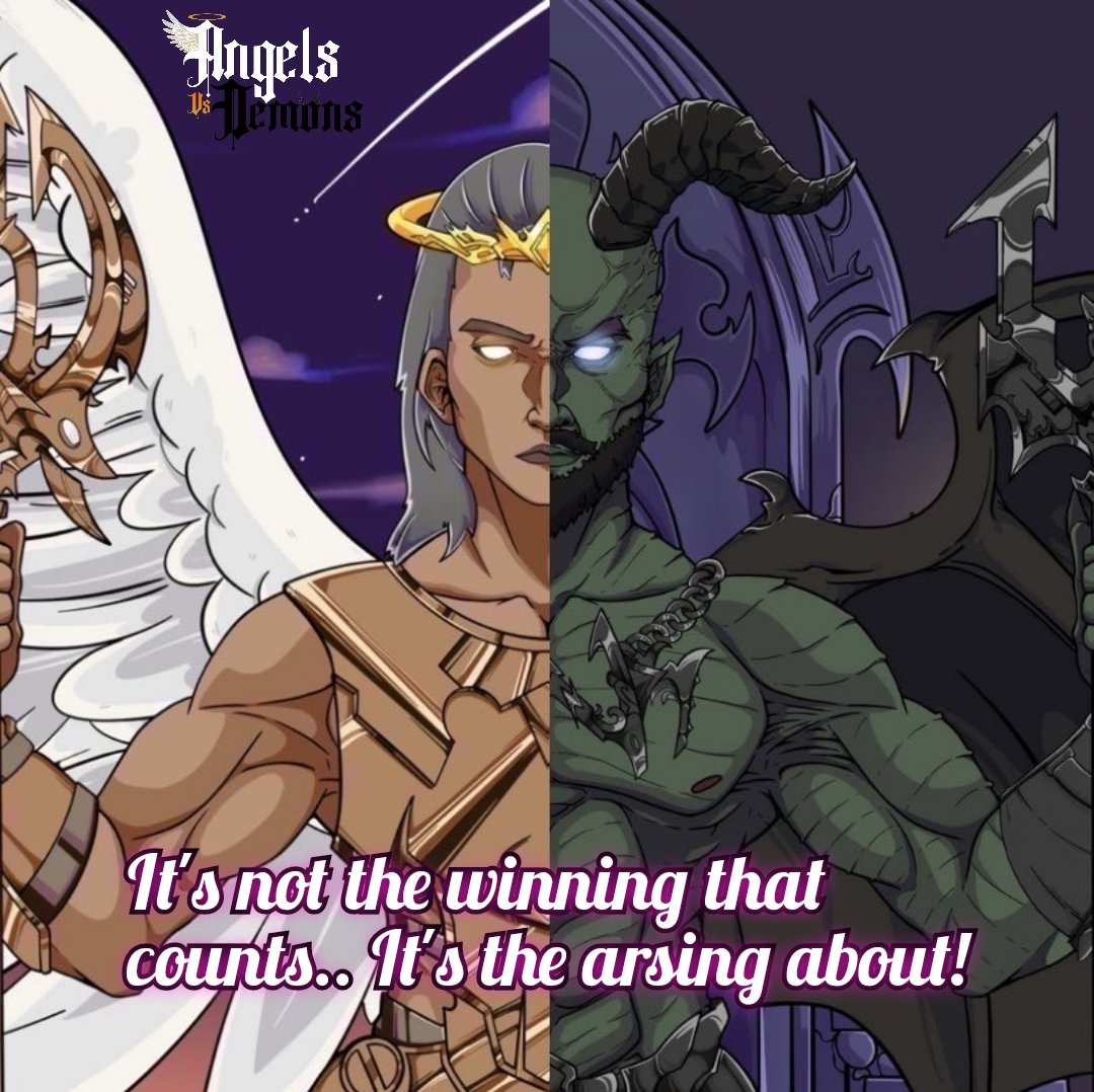 We are minting during a really tough market. But we are here for the long-run. For the community, the fun, the memes, the interaction, the friendships.

We're here cos we believe. Do u?

Mint: Avdmint.com 
Read: Angelsvsdemonscollection.com 
Play: AvDshowdown.com