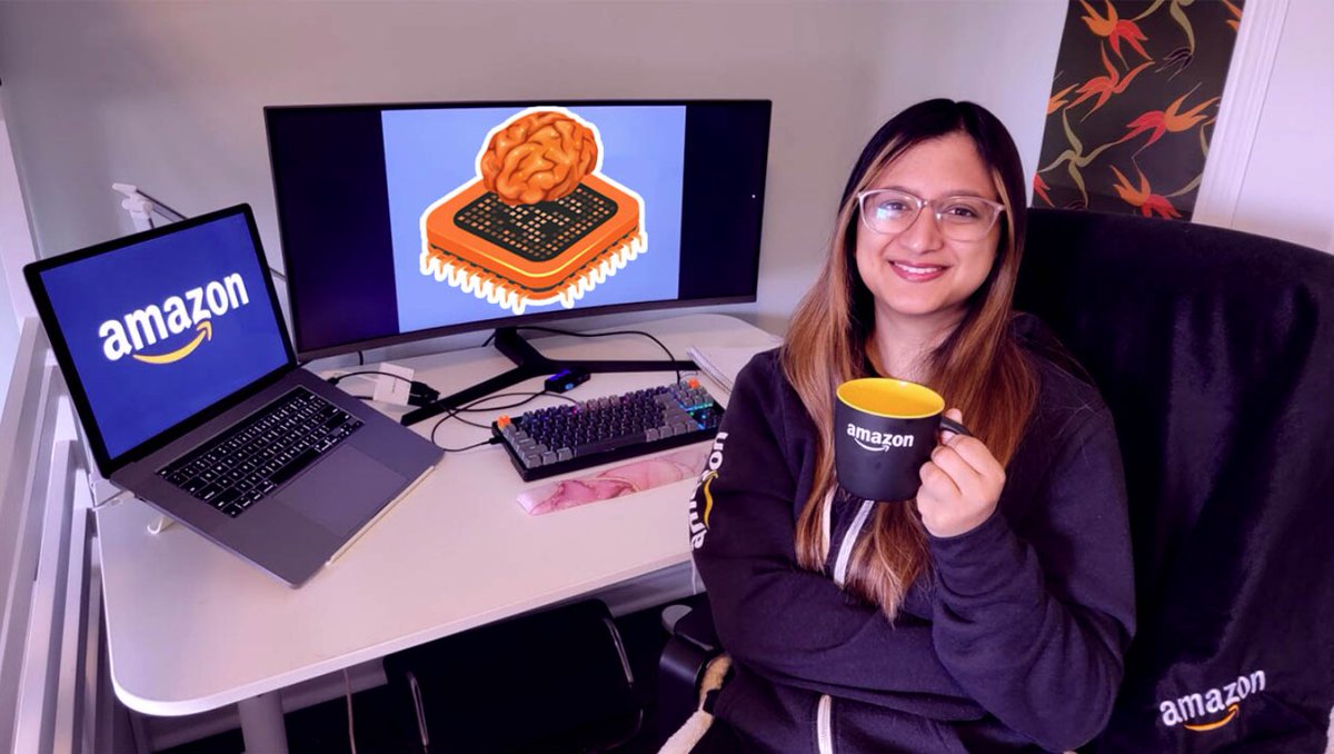DigitalHiram's tweet photo. Amazon ha lanzado una iniciativa para formar a jóvenes en tecnología de aprendizaje automático e inteligencia artificial, conocida como Machine Learning University (MLU). Mira más información aquí (en inglés): https://t.co/FXY8lxRNXe https://t.co/ldLOjvYL7B