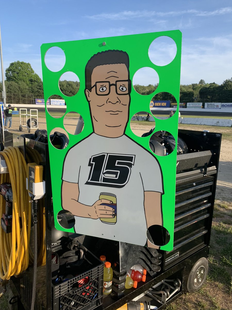 Ben_A_09's tweet photo. This teams family owns a propane company, well done pit sign https://t.co/zVJqMExqQU