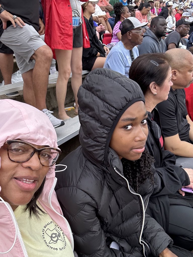 Enjoying the Texas UIL Track Championships with my girl. A little bittersweet ❤️💖