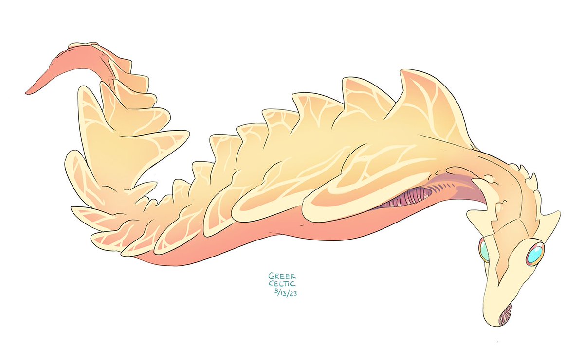 Cambrian inspired dragon.