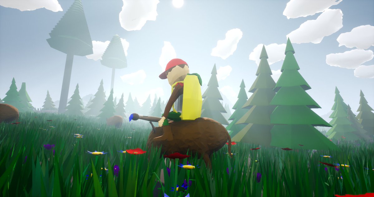 SimonUstal's tweet photo. HOG RIDEEEER!!!!
#welcomecolortoworld #wctw #levermaninteractive #game #steam #gamedev #indiegame https://t.co/Am9THQWlS4