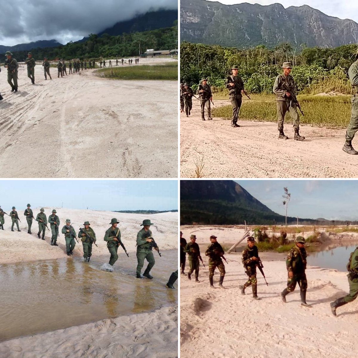 dhernandezlarez's tweet photo. Con paso firme y sin temor #FANB profundizando en el Amazonas, en misiones de resguardo y protección ambiental contra grupos de minería ilegal depredadores de la naturaleza. 

#OperacionAutana2023 
#RespetoALaSoberania https://t.co/PXpUyUEHbV