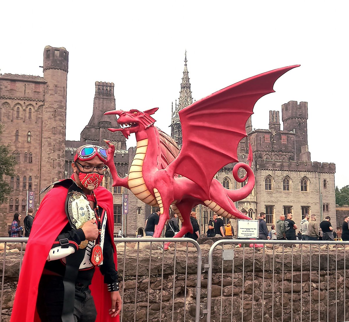 The Mighty Welsh Dragon, The Legend Continues...!

#MrGrimezPoetWarrior #Cardiff #Wales #Cymru #WelshDragon #RedDragon #Dragon #UKCosplay #OriginalCharactorCosplay #Imaginative #Year2022 #SouthWales #CardiffCastle #Castle #SciFiFantasy #TimeTravel #WarriorStyle