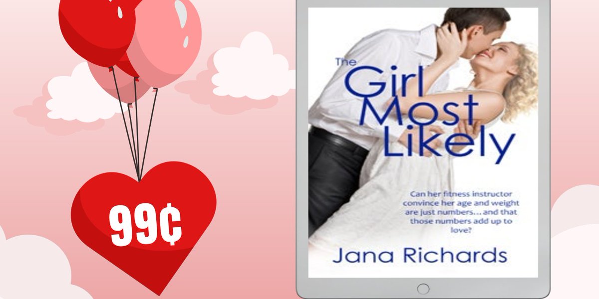 When Cara wants to lose weight for her #highschoolreunion, she gets help from personal trainer Finn--and falls in love. THE GIRL MOST LIKELY #onsale for #99cents at Amazon for a limited time #wrpbks #secondchancelove #olderwomanyoungerman amazon.com/Girl-Most-Like…