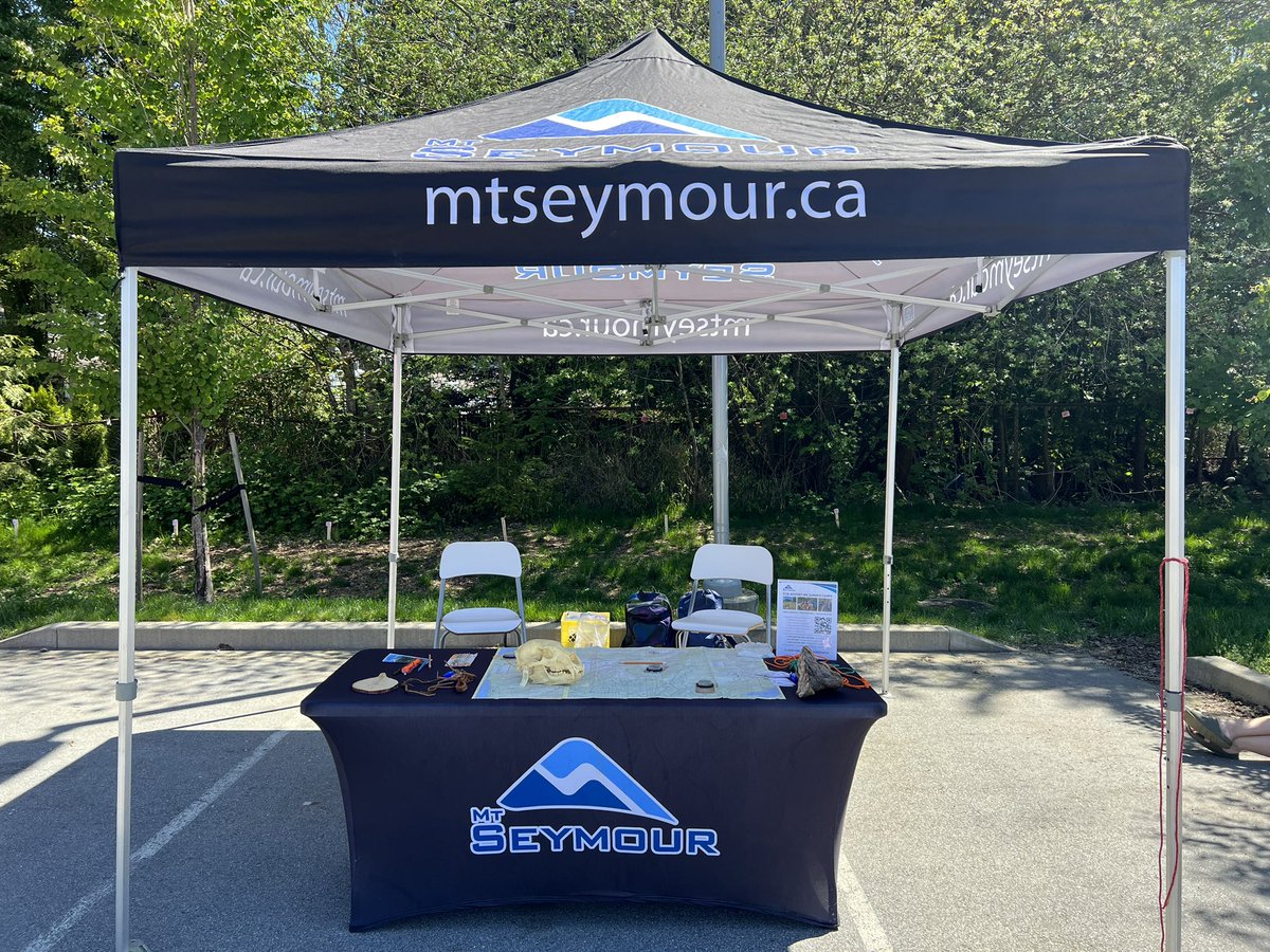 A great day representing <a href="/Mt_Seymour/">Mt Seymour</a> at the Outdoor Safety &amp; Emergency Preparedness Open House, hosted by the NVSD! #outdooreducation #safety #outdooradventures
