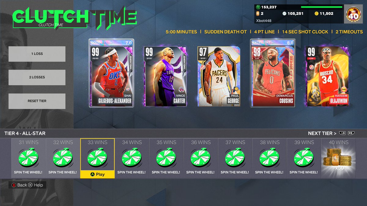 XBot448's tweet image. #BeastNode #Starting5!!!! @NBA2K @Kmega4 @Dealer_Gaming @XKJ2020X @FunSpeculation