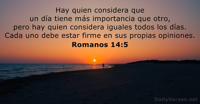 DailyVerses_es's tweet photo. Romanos 14:5 - https://t.co/4OmNCXZ5Fj https://t.co/RBEdEJV1gE