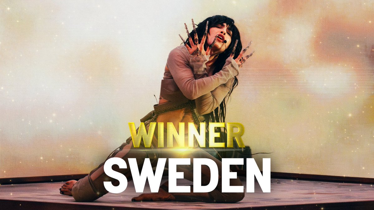 With a record-equalling seventh victory, Sweden are the winners of the #Eurovision Song Contest 2023 🇸🇪🏆