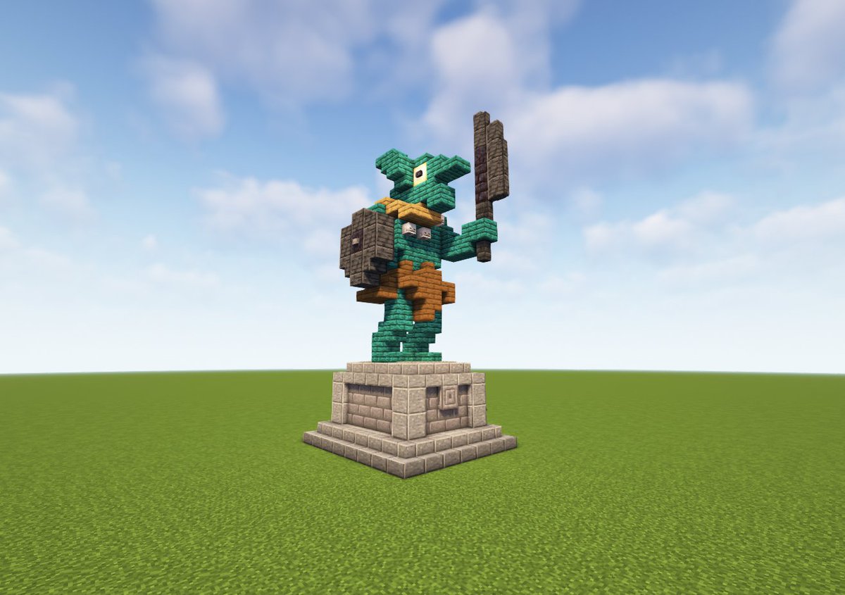 AlberighMC's tweet photo. Goblin Soldier Statue
Building Tutorial: https://t.co/wxZ4AewuNq
#minecraft #Minecraftbuilds #minecraft建築コミュ https://t.co/zjELI0wRMg