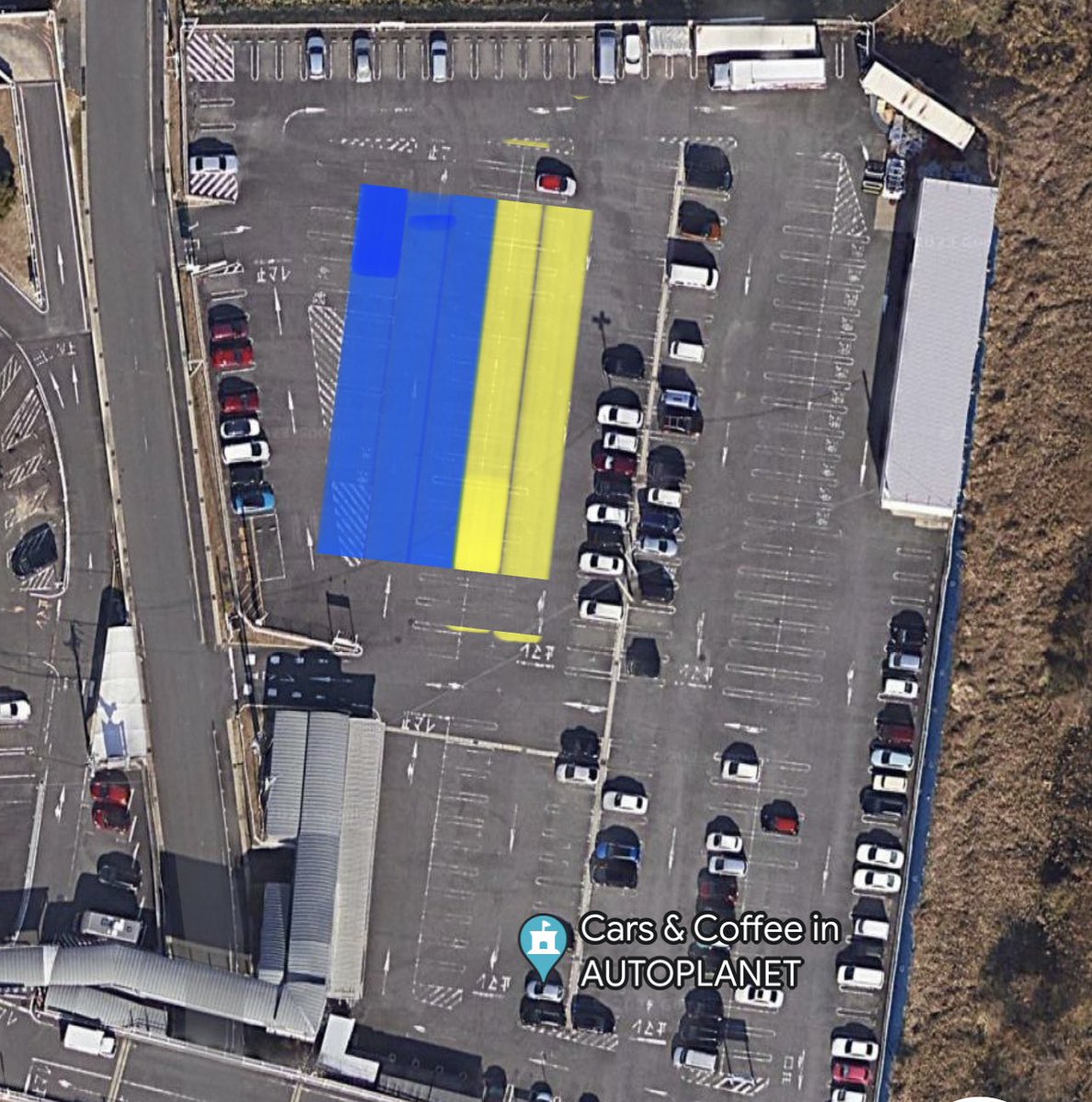 残り1週間です！
今回はSS系が青エリア、それ以外が後方になります。
他メーカーはさらに後方に停めて頂けるますので、よろしくお願いします。