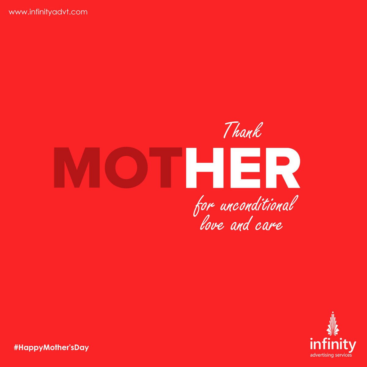 InfinityAdvt's tweet photo. A mother's love knows no bounds. Let's celebrate all the incredible moms out there who make the world a brighter place.
Happy Mother's Day! 💫
#MothersDay2023 #MommyLife #MotherhoodJourney #MomLifeMatters #Infinityadvertising #Marketing #Advertising #DigitalMarketing https://t.co/GKH34XV9NL