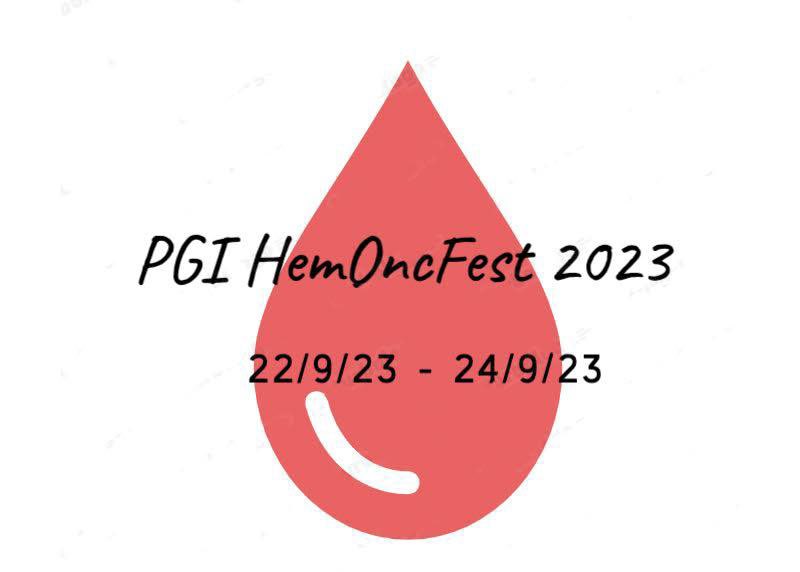 Registration opening soon. Save the date. More details to follow….  #PGIHemOncFest