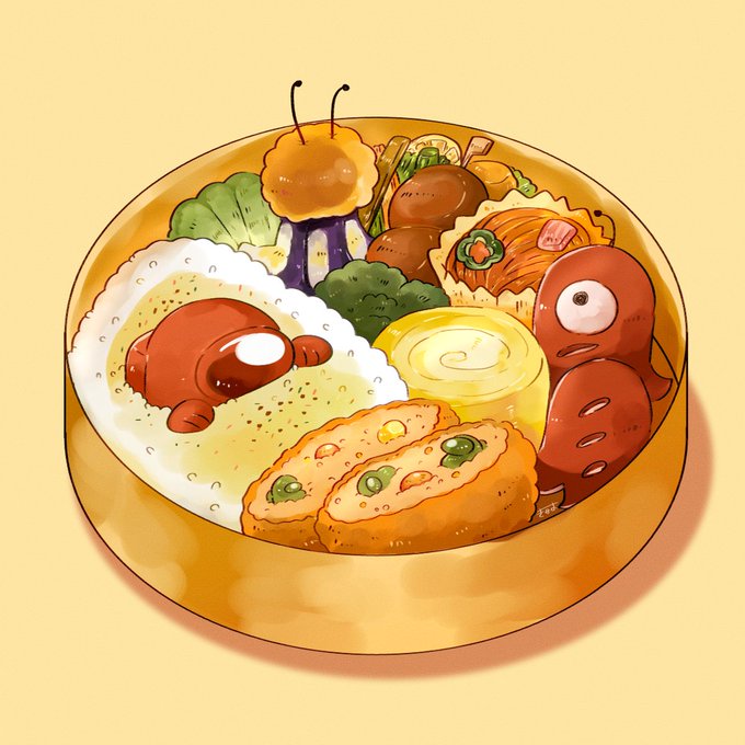 「egg (food) multiple others」 illustration images(Latest)｜2pages