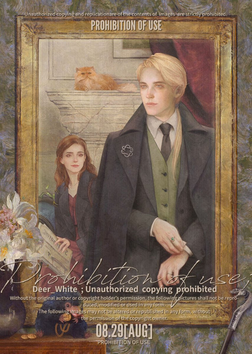 DeerWhite3's tweet photo. Draco &amp; Hermione
(COMMISSION) https://t.co/AnDDwC60hr