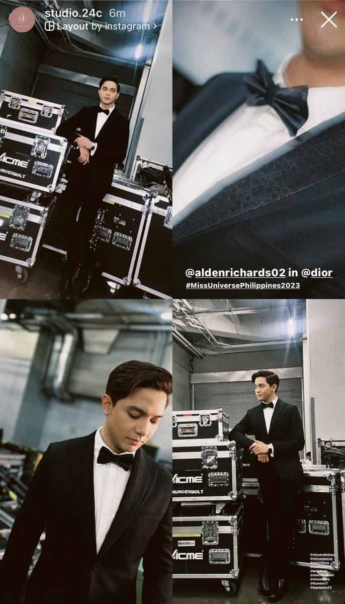You can never go wrong with Black-Dior, ALDEN RICHARDS 🔥
#MUPH2023onGMA 
2023xMUPH HostALDEN 
#ALDENRichards • <a href="/aldenrichards02/">Alden Richards</a> 
studio.24c -igs