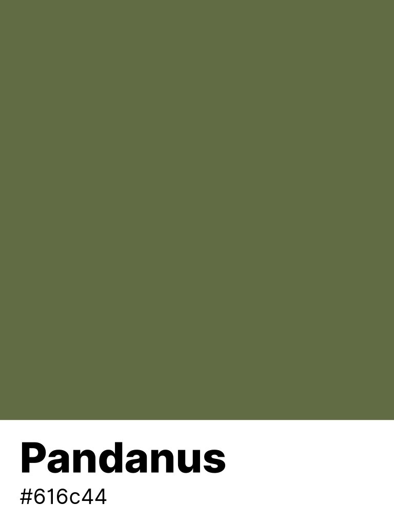 color_parrot's tweet image. #Pandanus #616c44 parrot.color.pizza/color/616c44