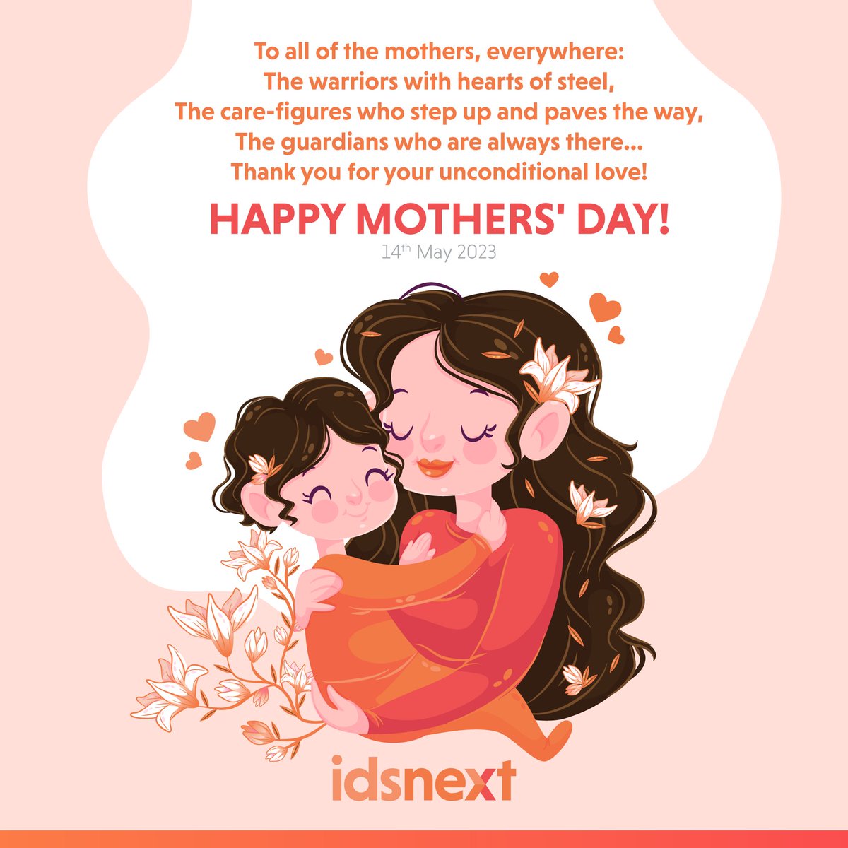 Dear mothers and all mother figures in our lives, IDS Next sends our gratitude and love. Thank you for your unwavering support and strength.
#Mothersday2023 #Motherhood #motherslove #lifeatids