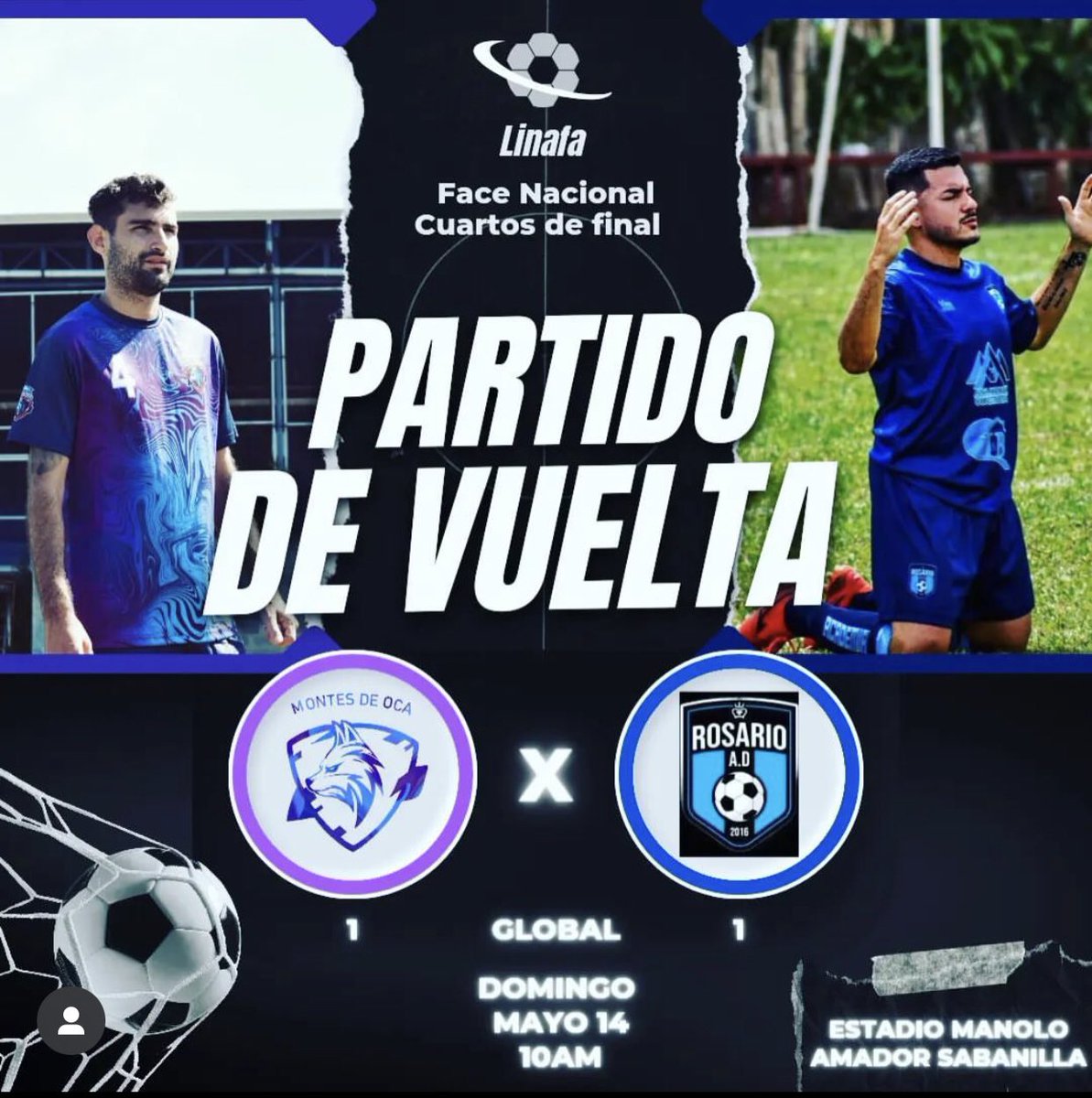 Todos convocados mañana a las 10
 📍Estadio Manolo Amador
Entrada completamente gratuita