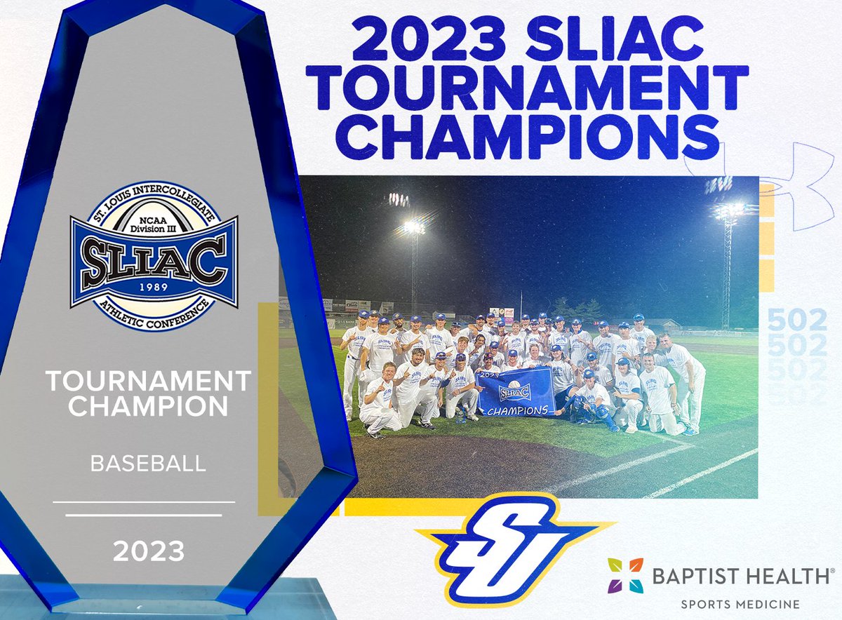 LOUISVILLE IS TITLE TOWN!

Spalding baseball picks up the program's first SLIAC Tournament title with a 4-3 win over Webster University.

#SLIACtion #d3baseball