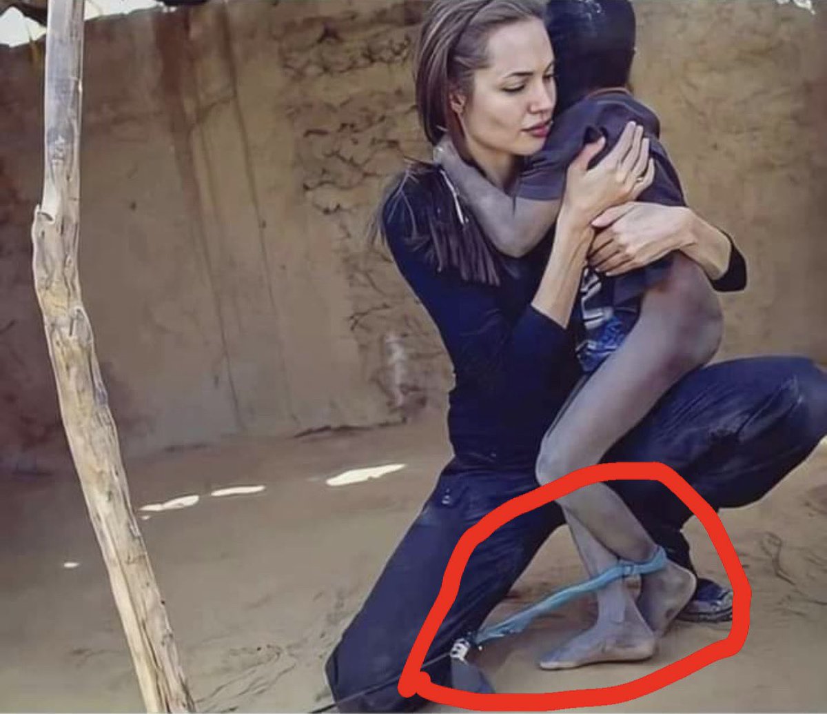 Angelina Jolie is a perfect example of what they show us versus what is really going on.