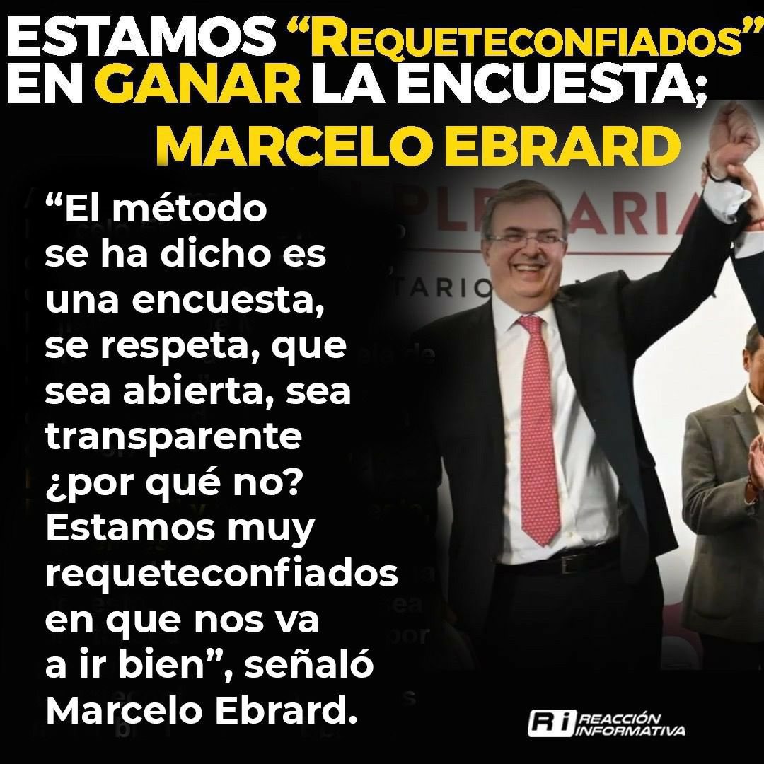 MProgresistaSon's tweet photo. Estamos “Requeteconfiados” en ganar la encuesta 

Infórmate y se parte de nuestro movimiento que está presente por toda la República Mexicana.
🤚♥️🇲🇽

#ConMarceloSí #MovimientoProgresista #MovimientoProgresistaSonora #MarceloEbrard #LoQueNosUne #MarceloSigue https://t.co/23iLFsKzKk