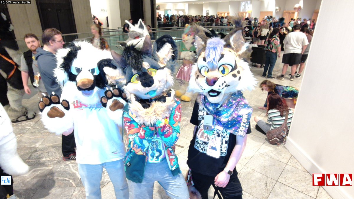 I'm a water bottle, Come check out what you are at FWA23 #furconai