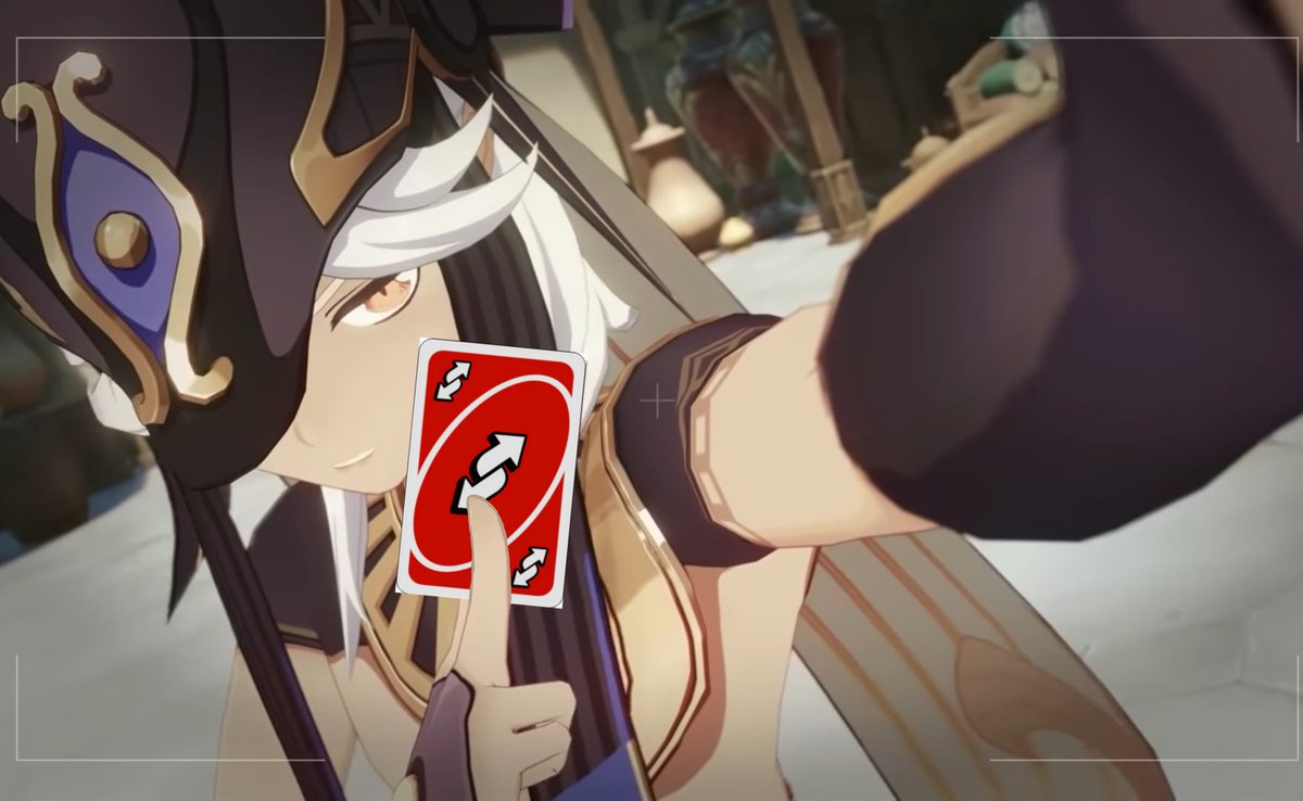 Error5088903108's tweet photo. Cyno uses uno reverse! Say your prayers!

@CyYuVtuber #genshinimpact #cyno https://t.co/ZdZLgcdsL3