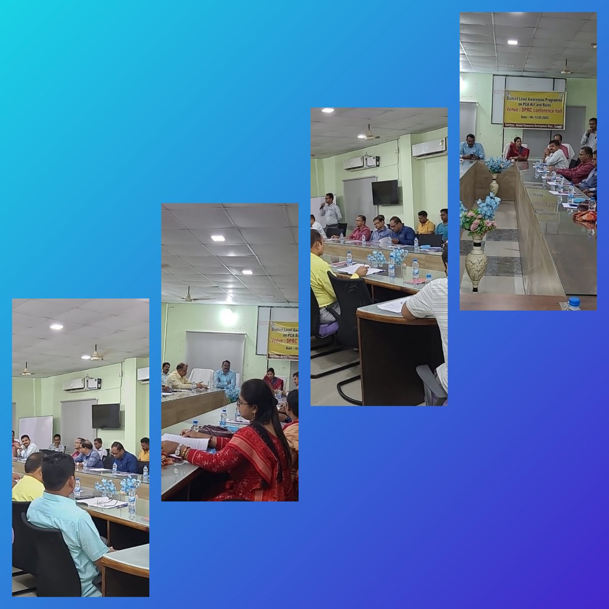 dahvsodisha's tweet image. #PCAact #animalwelfare
Awareness Matters!
District level Awareness program on PCA Act &amp;amp; Rules organised at Balangir involving animal rights activists, animal welfare organisations, teachers, govt. officials &amp;amp; advocates. @rajaaswain @farddept @CollectorBgr