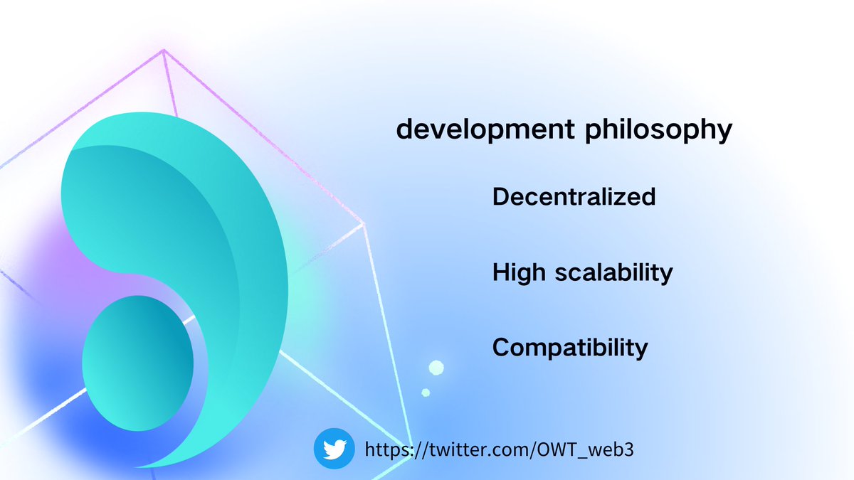 OWT_web3's tweet photo. 🚀The design of the underlying system of #OWT has carried out some pioneering explorations, opening up a new world of #web3 and #metaverse in the field of encryption.  

👋Our development philosophy👇
✅Decentralized  
✅High scalability
✅Compatibility https://t.co/C87t4Cf5Ak