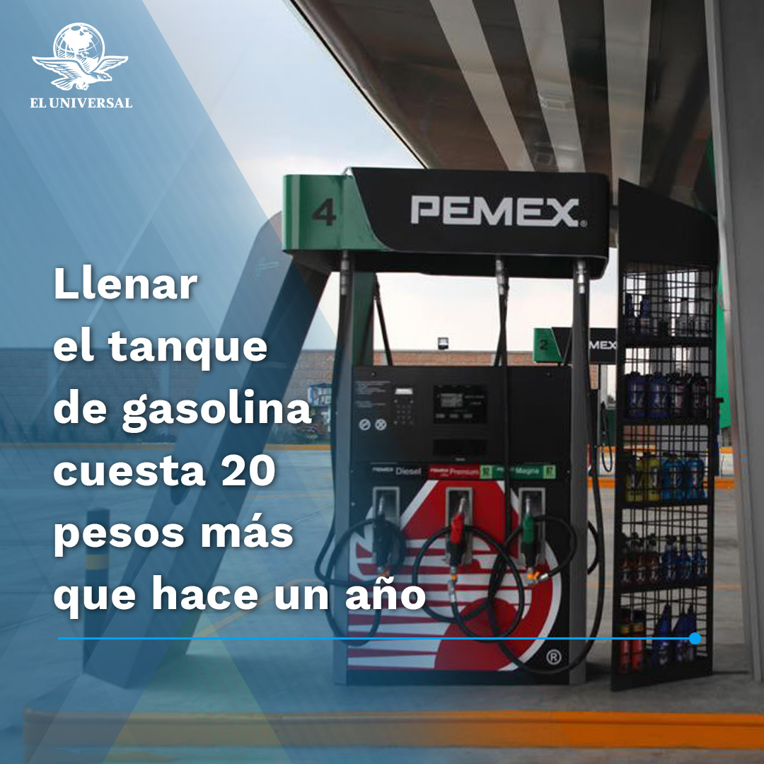 El_Universal_Mx's tweet photo. ⛽¿Cuánto gastas de gas? Cargar gasolina en México nunca fue tan caro como hoy en día

https://t.co/XfqIRWT2pU https://t.co/KQEdPrLTc6