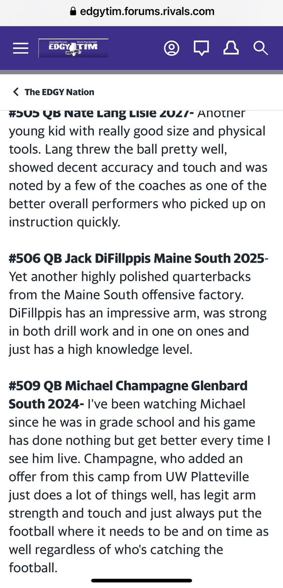 JackD_08's tweet photo. Had a great time at ‘The Stage’ showcase this past week and thankful to have been given the sempre fi award from the marines. Thank you @TH3FBA for hosting, and @EDGYTIM and @CoachBigPete for the write ups. @QB1BLISS @HawksMaine 
*2024* https://t.co/HgY6PDg25E