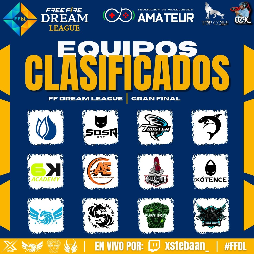 Hawk_gaming_gg's tweet photo. ¡ES HOY! ¡ES HOY! 
LA GRAN FINAL DE LA FREE FIRE DREAM LEAGUE🔥 
⏰: 7:00 🇲🇽 - 8:00 🇨🇴
📺: https://t.co/v7zxi6T0Px
!VAMOS A DARLO TODO! https://t.co/sP27We3y4w