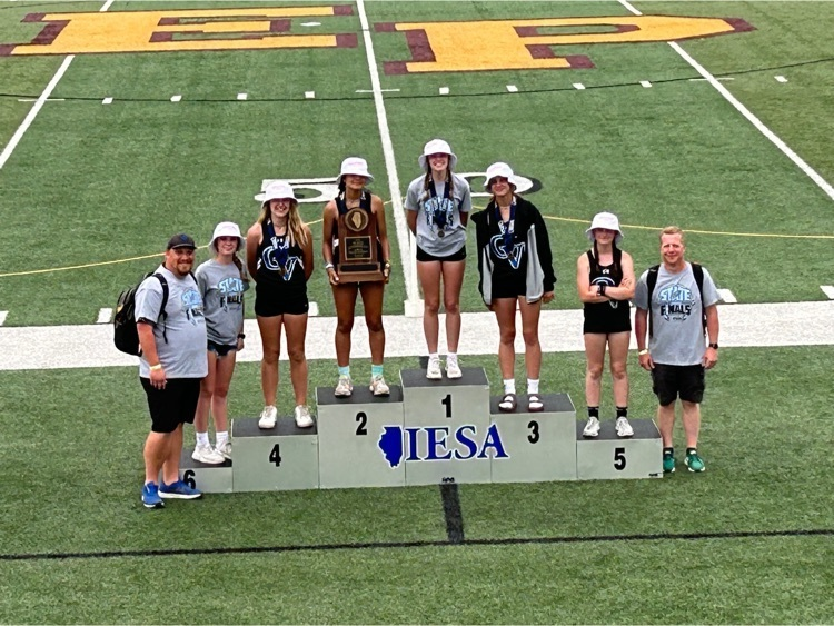 OkawValley's tweet photo. 8th grade girls Track brings home their 2nd state runner-up trophy in as many years! What a great weekend for the kids and our OV track future. There will be a fire truck escort coming through both town starting in Bethany around 7:20 before heading to Findlay. #YNotOV https://t.co/hR1zQYXTp0