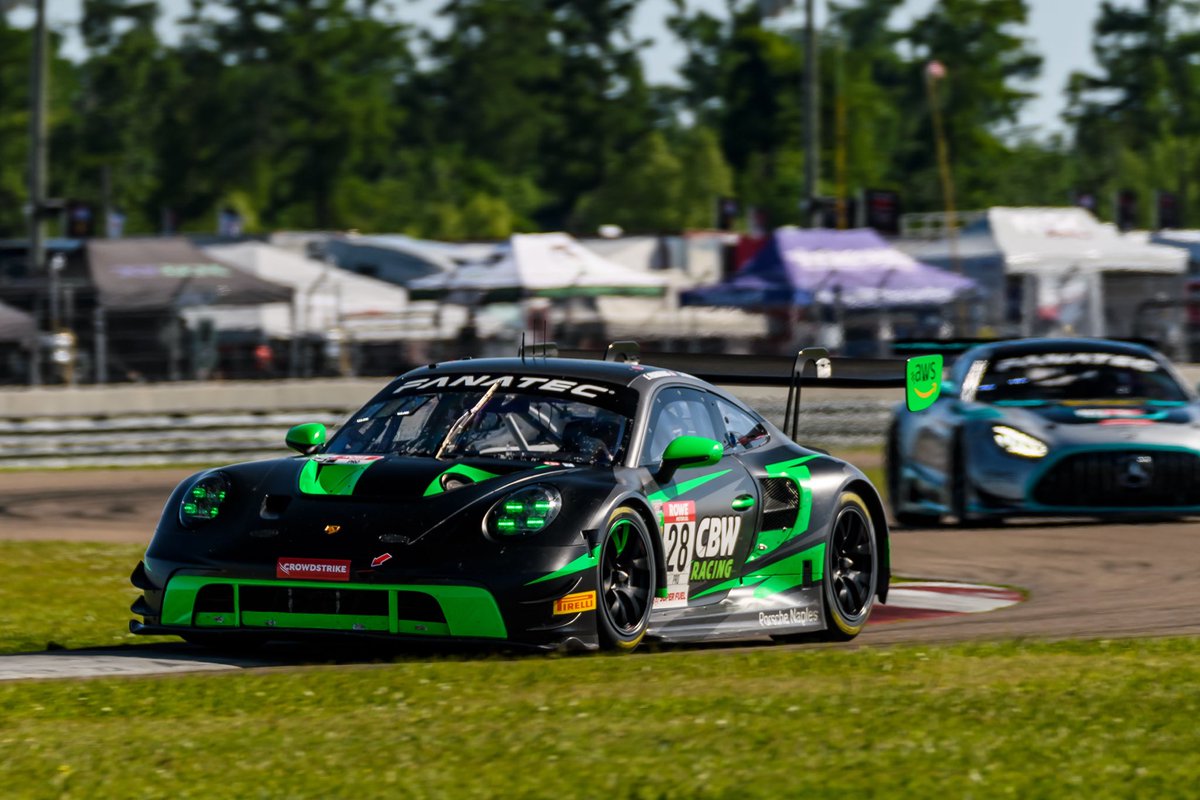 These colors have been fast all year - in GT3 and GT4. 
@Eric_Filgueiras runs P2 for @rennsport_one at @WeatherTechRcwy. 
-
⏱️ live timing: livetiming.alkamelsystems.com/imsa
📺 watch live: Peacock TV 
-
#MichelinPilotChallenge | #IMSA